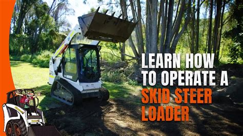 how to drive skid steer loader